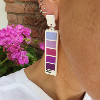Color palette earrings