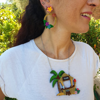 Tiki Bar necklace