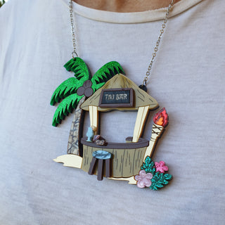 Tiki Bar necklace