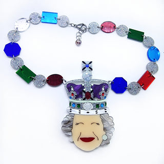 Betty and crown necklace