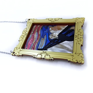 "Scream" Munch necklace 