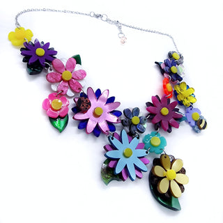 Flower Power statement necklace